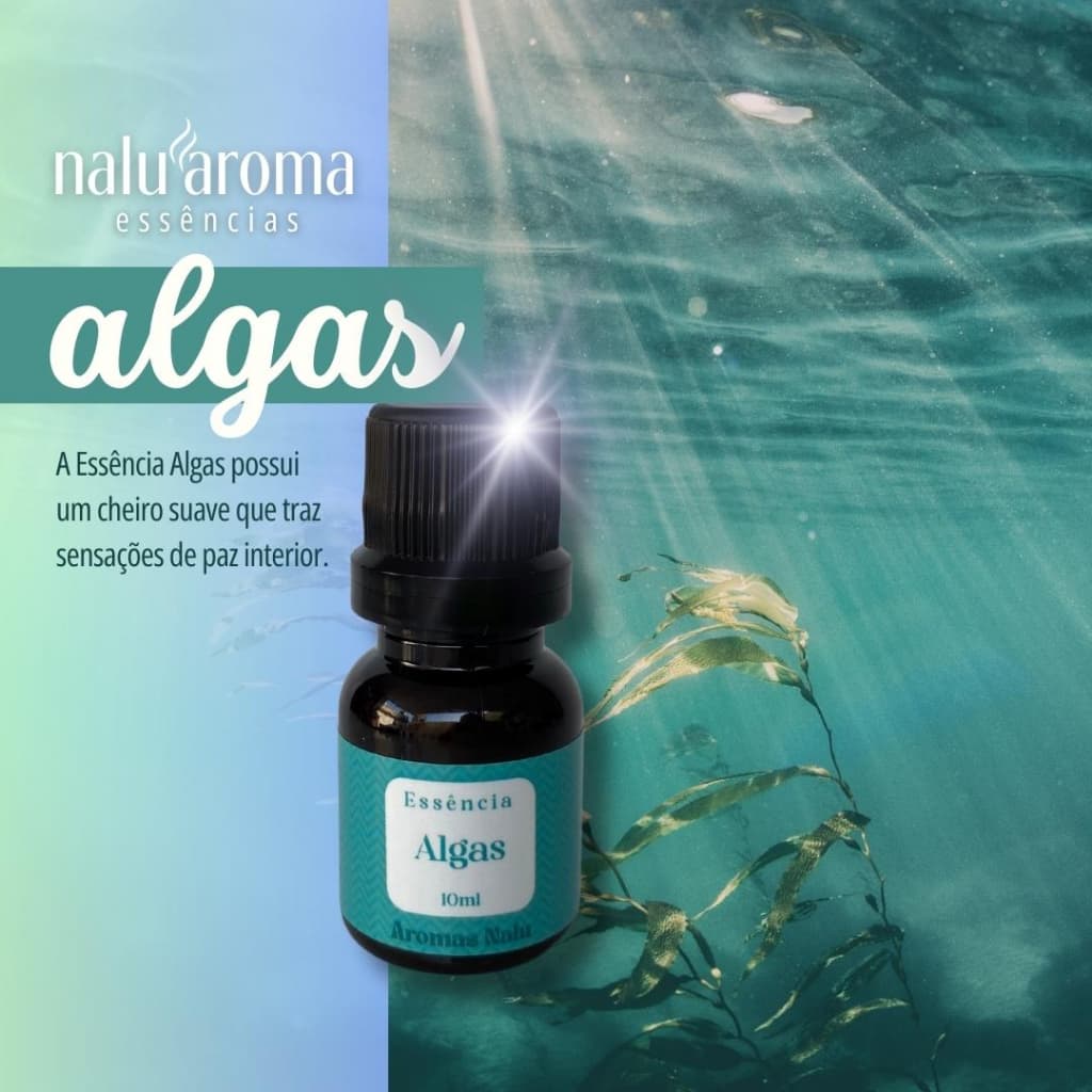 Essência Aromática de Algas - 15 ml - Hidrossolúvel