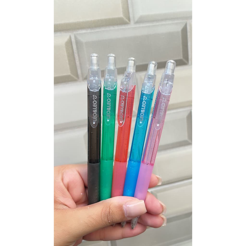 Kit com 3 lapiseiras Leoeleo cores sortidas
