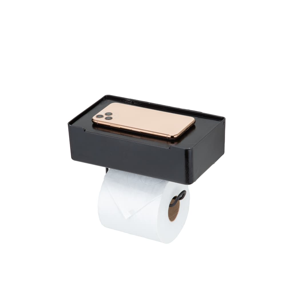 Suporte 3 em 1 Lenço Porta Papel Higiênico e Celular Lenço Humedecido Box Sem Furo Dupla Face 3M