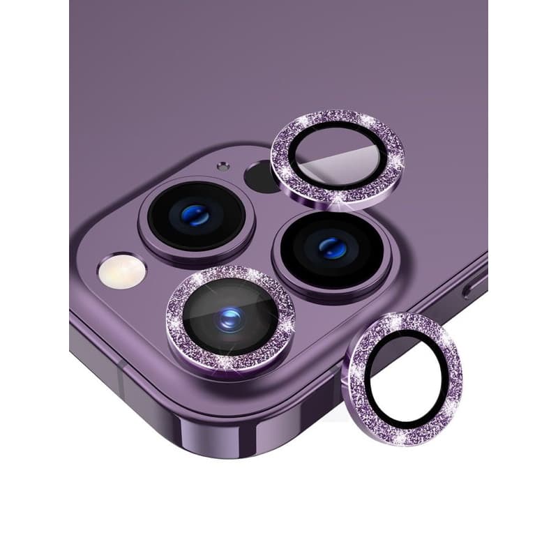 kit película de câmera com glitter para iPhone 12, 13, 13PROMAX, 14, 14PRO, 14PROMAX, 15, 15PROMAX, 16, 16PRO,16PROMAX