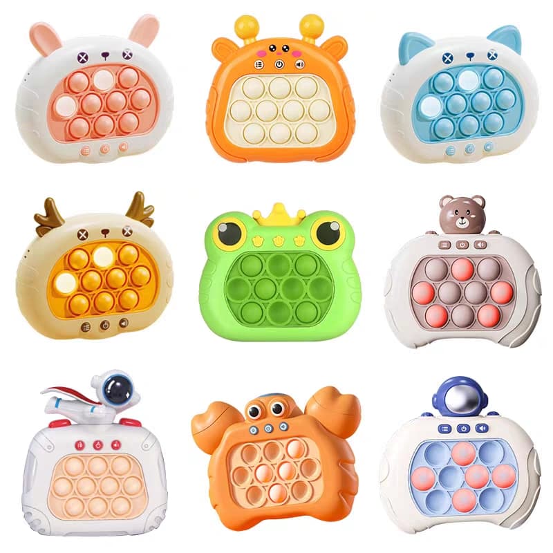 Pop It Eletrônico Novo Brinquedo Mini Game Jogo Quick Fast Push Fidget Toy Anti Estresse dia das criancas