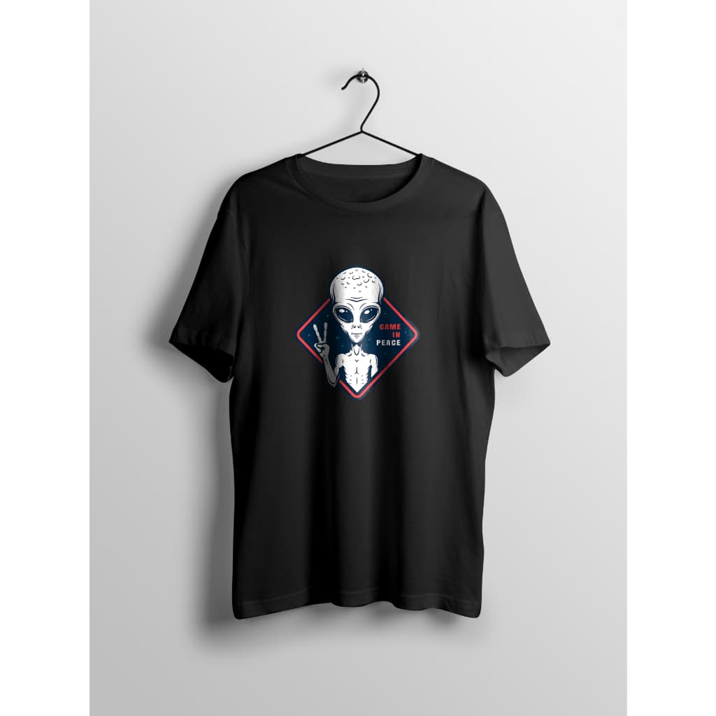 Camiseta Masculina Alien Viemos Em Paz