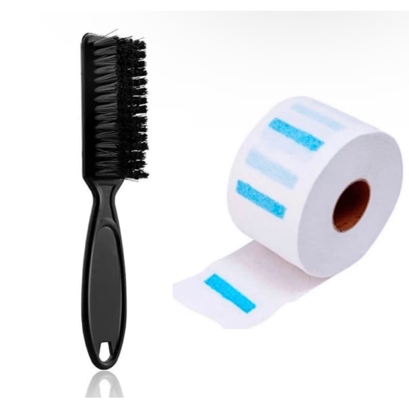 Kit Escova Escovinha Barbeiro Disfarce + 100 Golas Higiênica