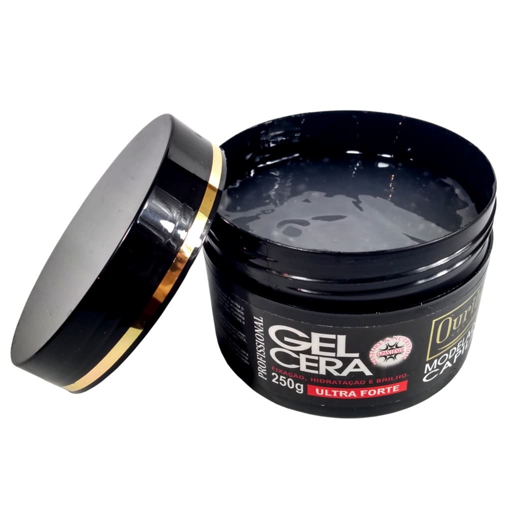 Gel Cera Capilar Ultra Forte Ouribel 250g baby hair- Entrega Rapida
