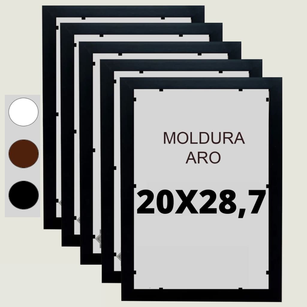 Kit 20 unidades moldura ARO 20x28,7cm