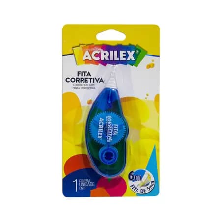 fita corretiva acrilex 6m und
