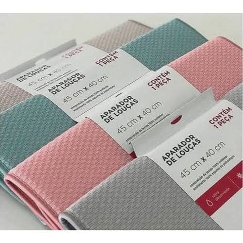 Tapete escorredor e aparador de louça microfibra 45x40