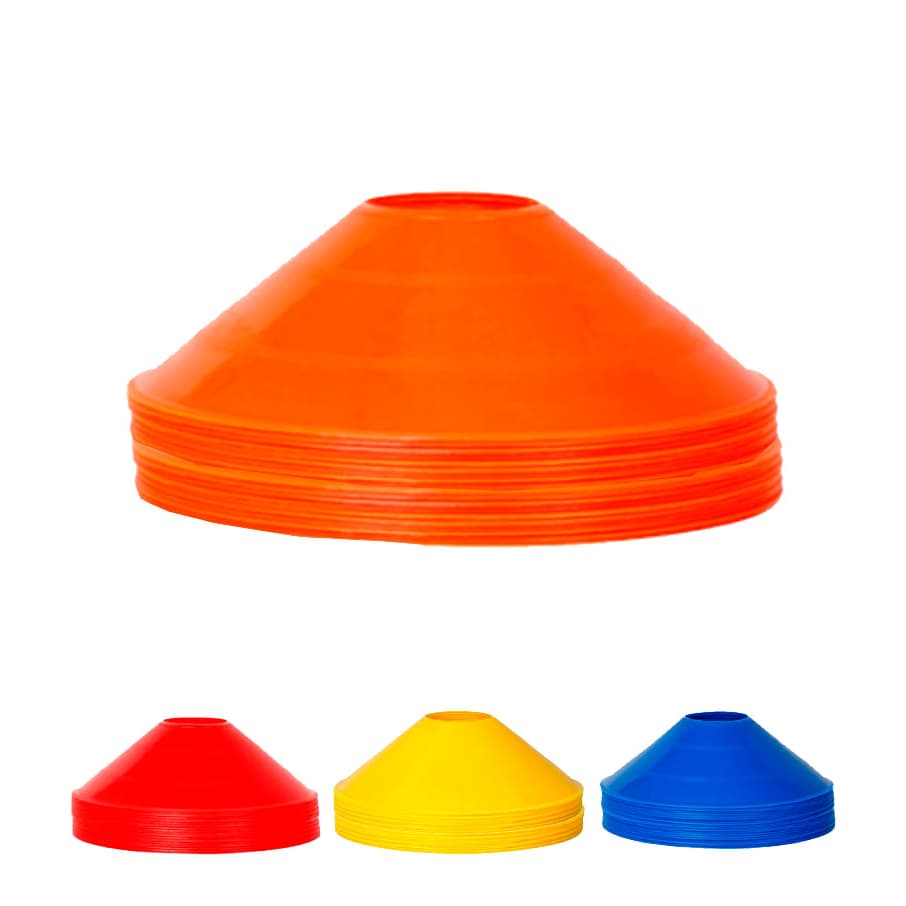 Chapéu Chinês Treinamento Cone Demarcatório Kit 20 Unidades