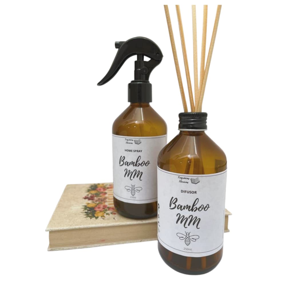 Kit Aromatizador de Ambiente Spray + Difusor de ambiente de varetas diversas fragrâncias