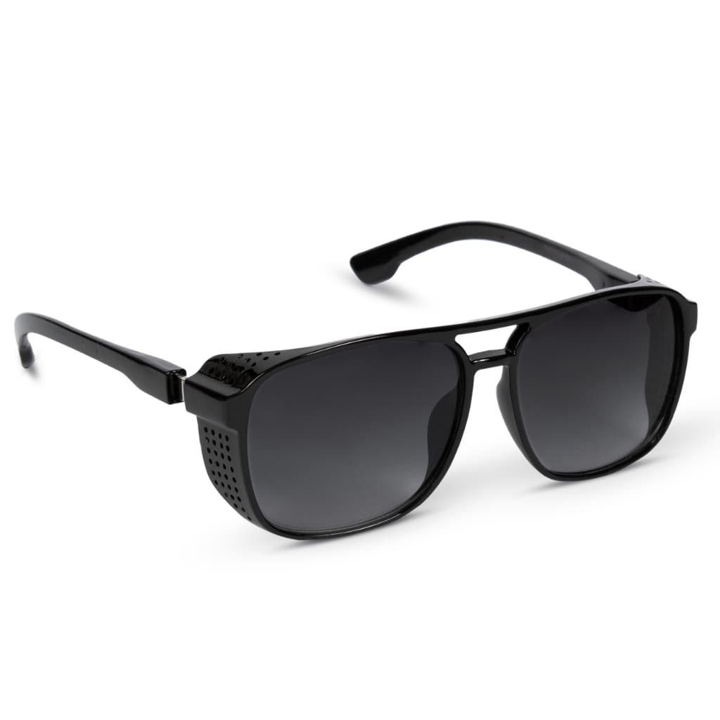 Óculos De Sol Quadrado Masculino Steampunk Com Proteção UV Premium