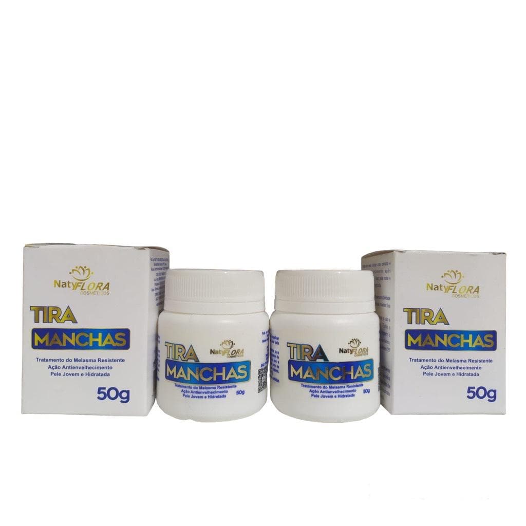 Kit Tira Manchas Natyflora 2 Cremes Clareador