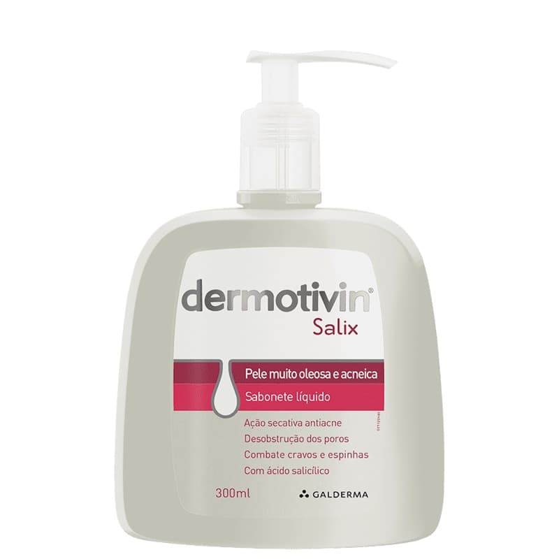 Dermotivin Salix - Sabonete Líquido Facial 300ml