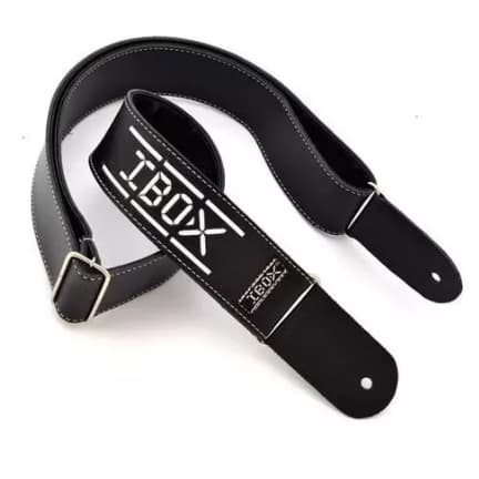 Correia Violão Guitarra Couro Supreme Ibox Cm502i Preta Alça