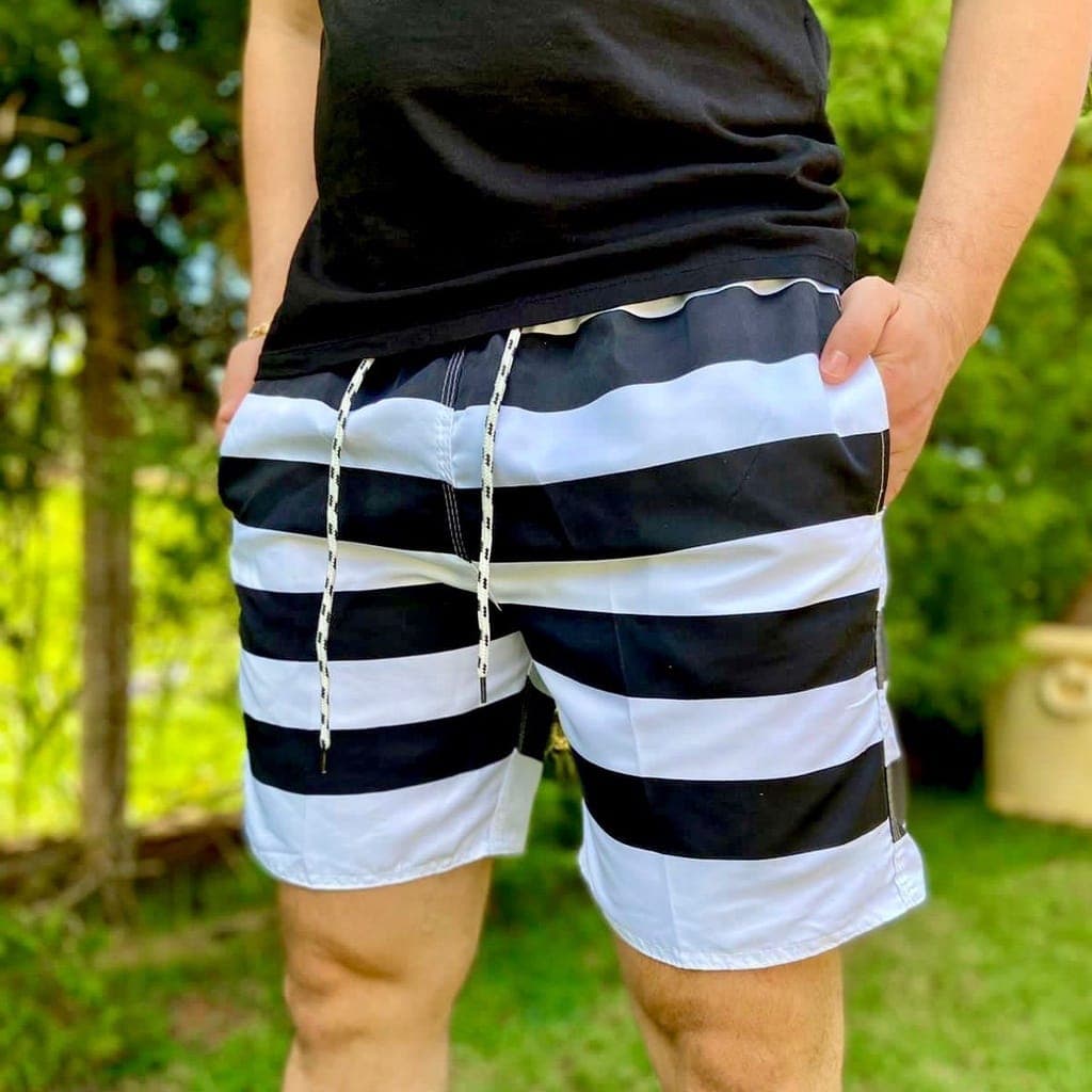 Short Masculino Tactel | Moda Praia Verão | Qualidade Premium | Envio Imediato