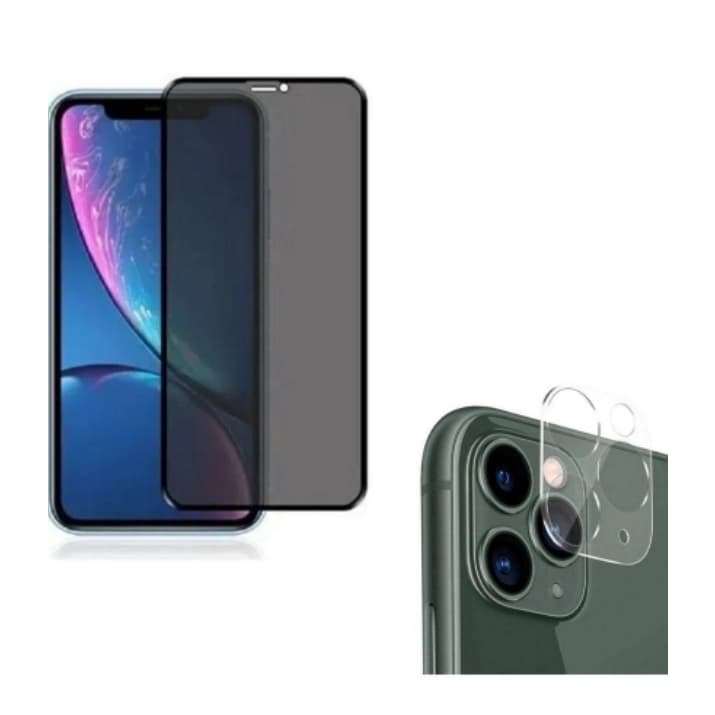 Kit Pelicula 3D + Pelicula Para Camera Traseira ou Pelicula de Privacidade + Pelicula de Camera Traseira Qualidade Pre