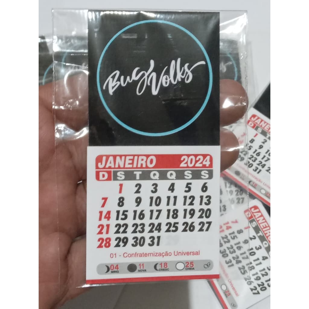 CALENDÁRIOS PERSONALIZADOS COM IMÃ DE GELADEIRA, CALENDÁRIO 2024, IMÃ DE GELADEIRA PERSONALIZADO