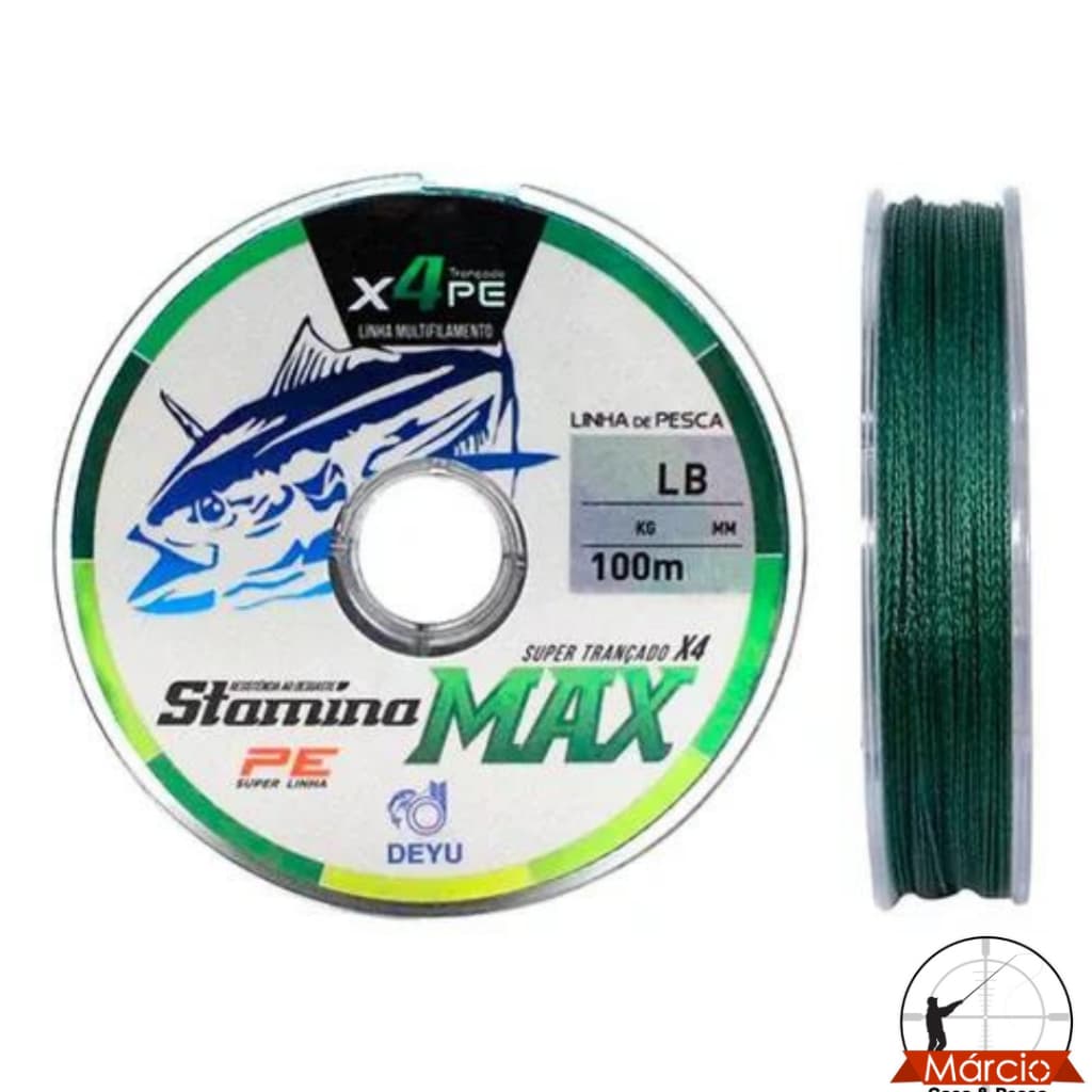 Linha De Pesca  Multifilamento 4X Max 100 metros Deyu