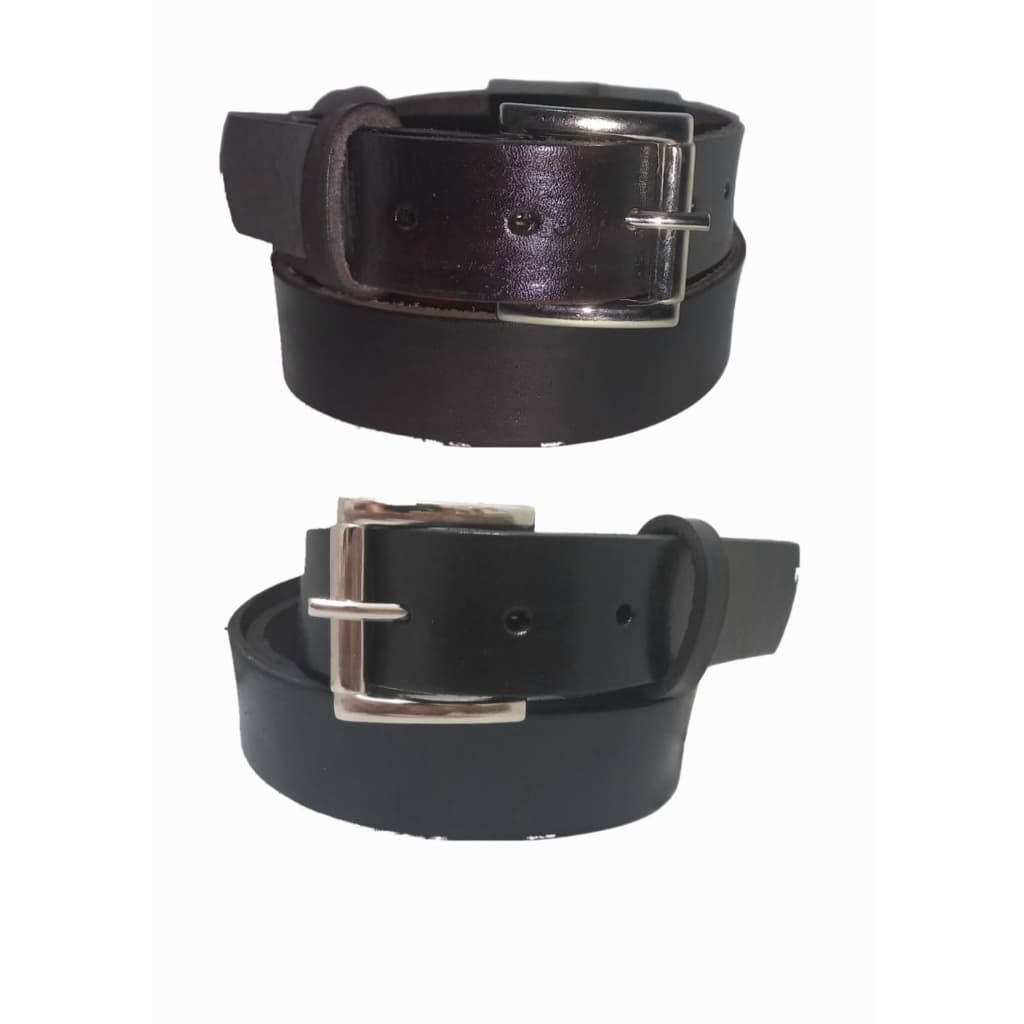 Kit Com  2 Cintos de Couro Legítimo 3,5 cm largo Social, Casual, Durável Fabricação Própria
