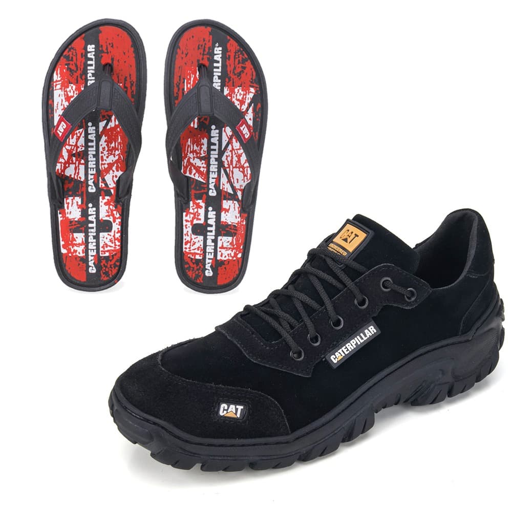 tenis sapatenis caterpillar kit ( sapatenis e chinelo )
