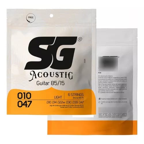 Encordoamento Para Violão Aço 009-010-011-028 Sg