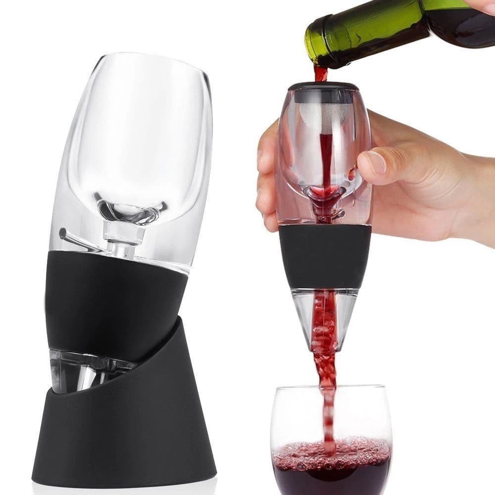 Aerador Decantador Magic Luxo Vinho Torre Suporte Decanter