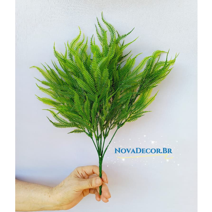 Plantas matinho de folha Samambaia Artificial Floral Folhagem P/ Decoração Casamento, Arranjos, Decorar Festas mato e planta verde