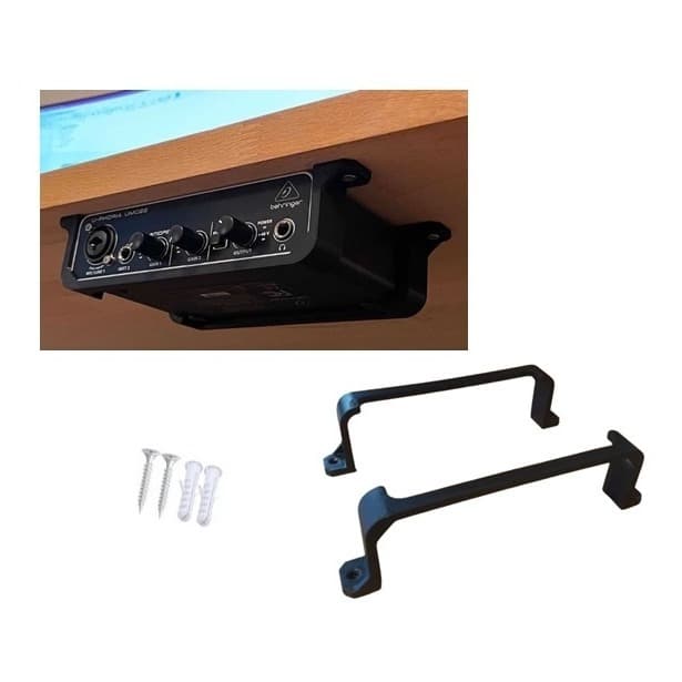 Suporte Fixar Sob Mesa Placa Audio Behringer Umc22 U Phoria