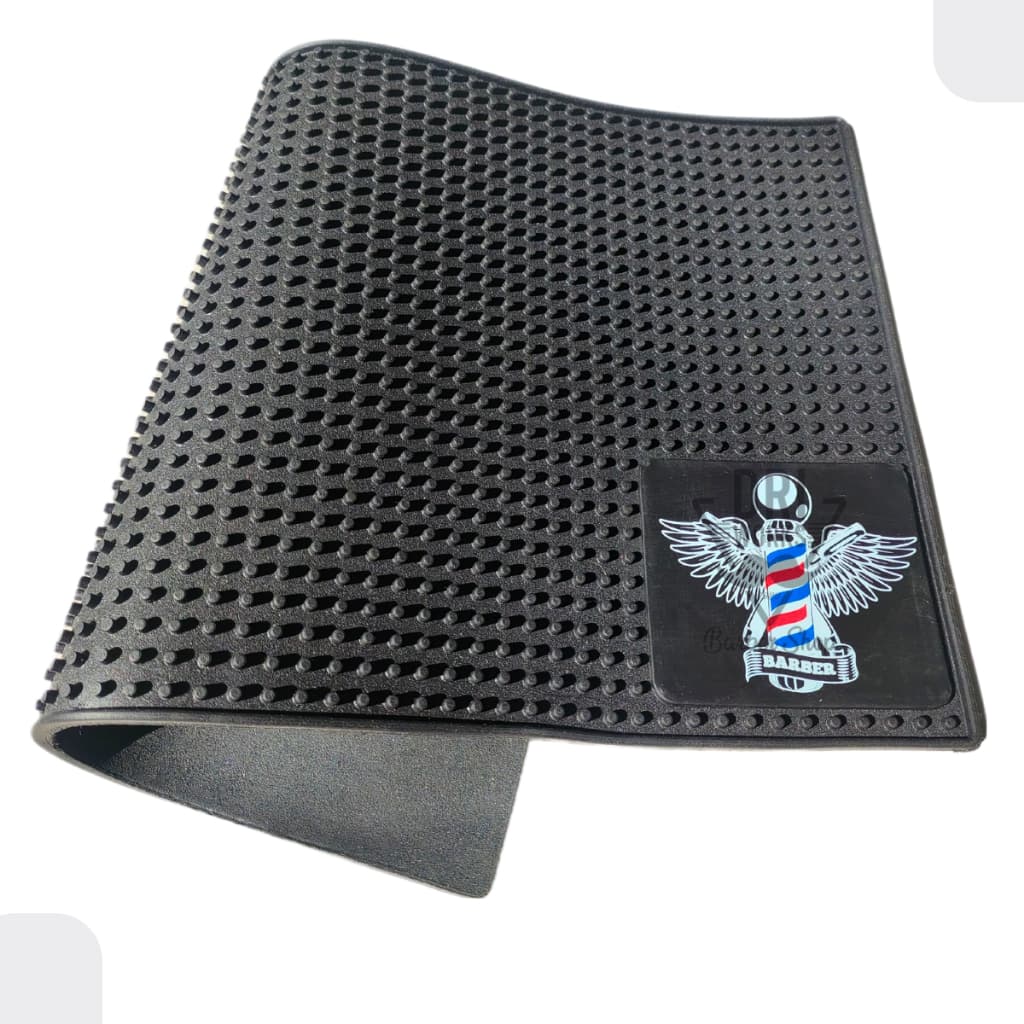 Tapete Antiderrapante Para Bancada De Barbearia Barbeiro 40x24 cm