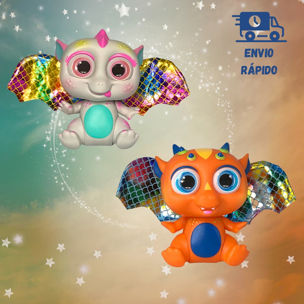 Bebê Dragão Flying Baby Boneca Com Asas Presente dia das Crianças
