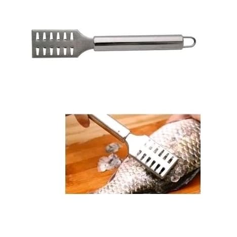 Escamador limpador de peixe em aço inox Descamador profissional utensílio de cozinha