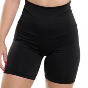 Short Modelador Feminino Zero Barriga Abdominal Com Cós Alto