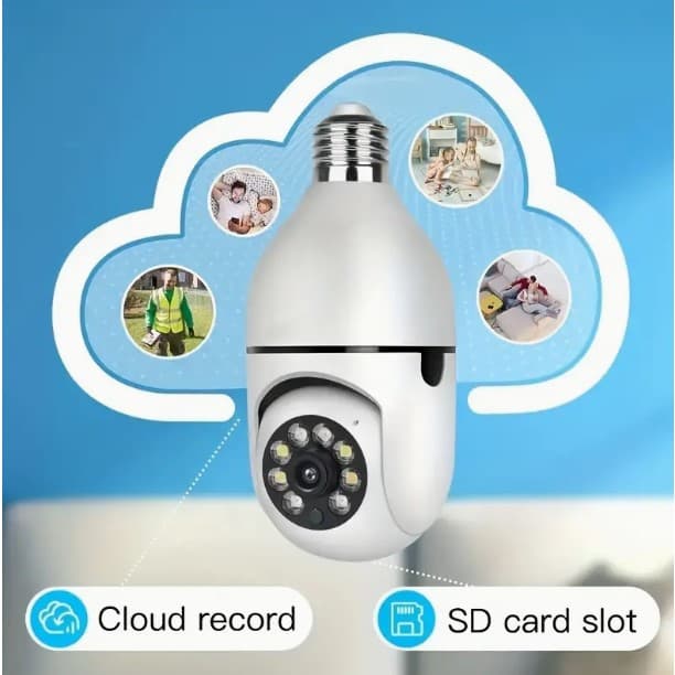 Mini IP Câmera Wifi sem fio visão noturna microfone auto falante acesso remoto aplicativo