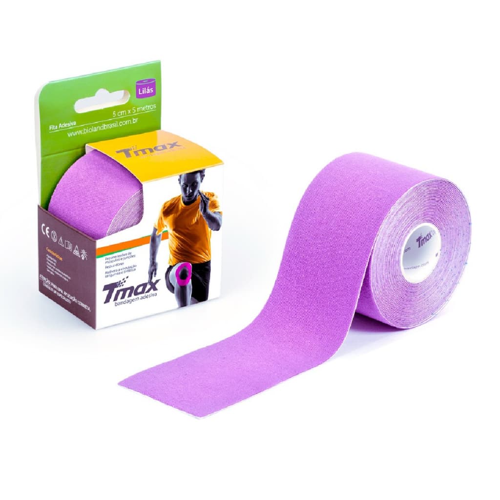 Bandagem Kinesio Elástica Funcional Adesiva Tmax
