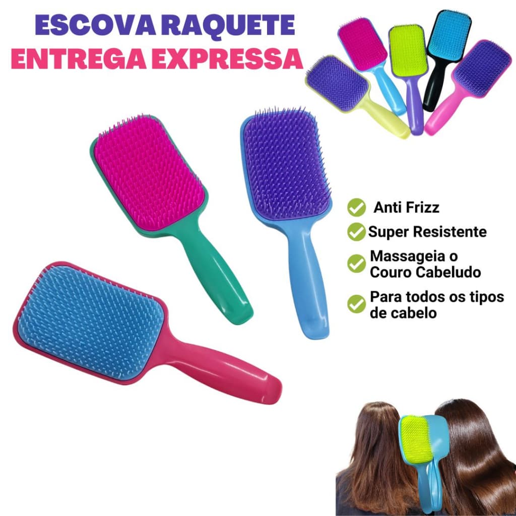 Escova Raquete Flex