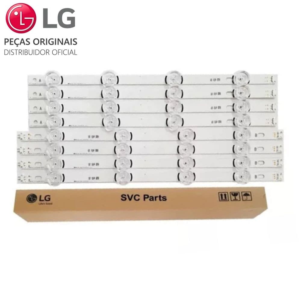 KIT 8 BARRAS DE LED TV 42" LG - AGF78402101 - ORIGINAL