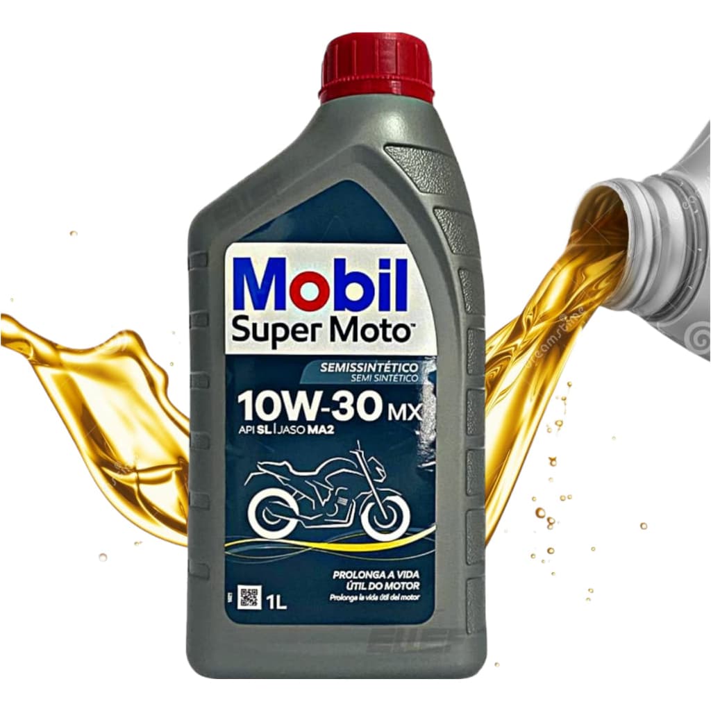 Oleo Mobil Super 10W30 Semi Sintético - API SL / JASO MA2