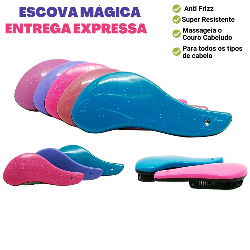 Escova Mágica Glitter