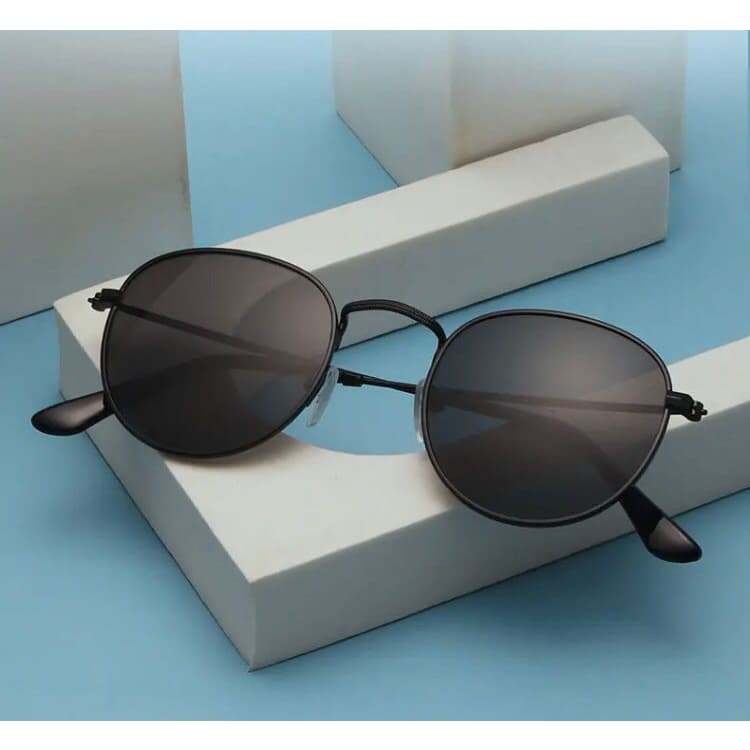 Óculos de Sol Feminino Masculino Redondo Clássico