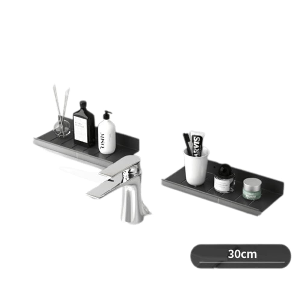 Kit 2 Prateleira Suporte Pia Banheiro Lavabo Box Design Luxo