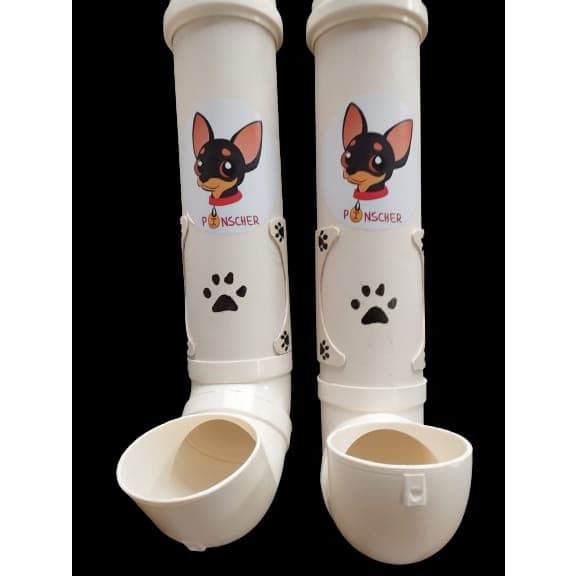 Comedouro Bebedouro Para Cachorros Pinscher