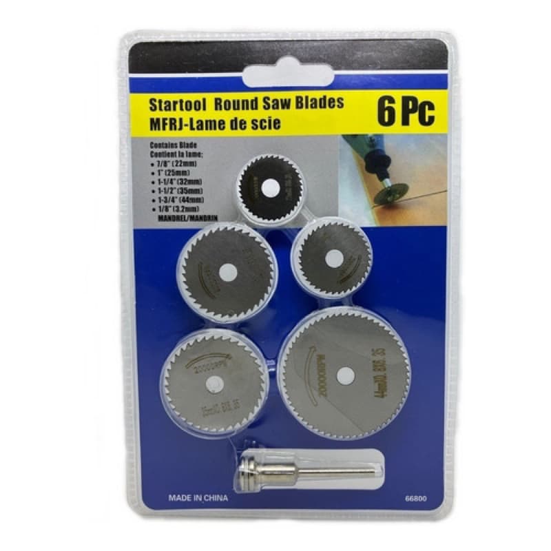 Mini Disco De Serra Circular Micro Retifica Kit 6 Pçs Dremel