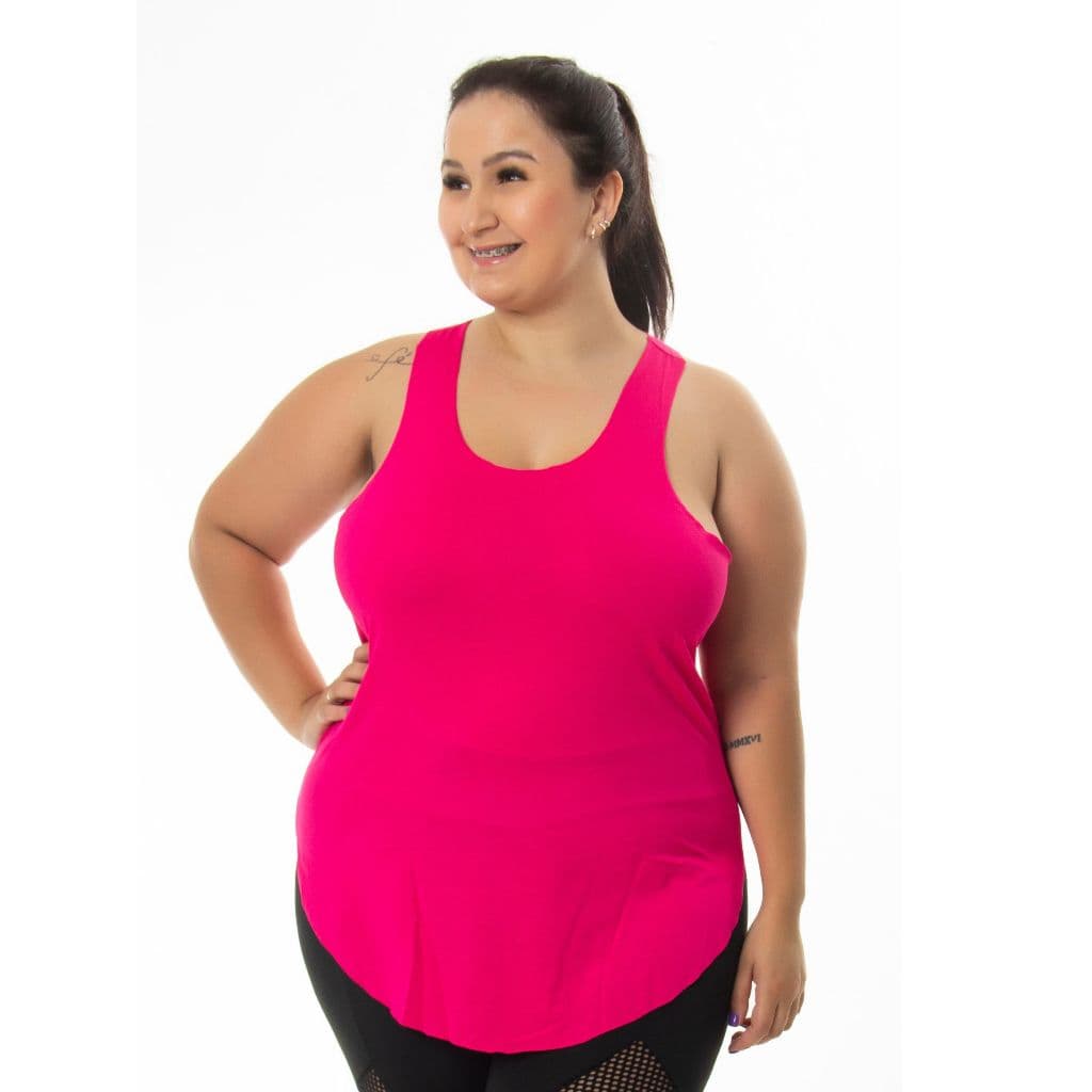Regata Plus Size Tapa BumBum Fitness 11058