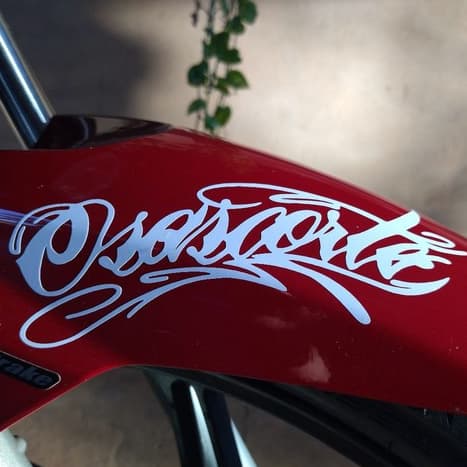 Adesivo Osascorte Moto Bike Equipe Grau