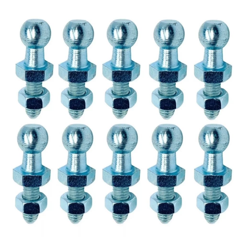 10 Parafuso M6 Pino Esférico Amortecedor Capô Porta Malas