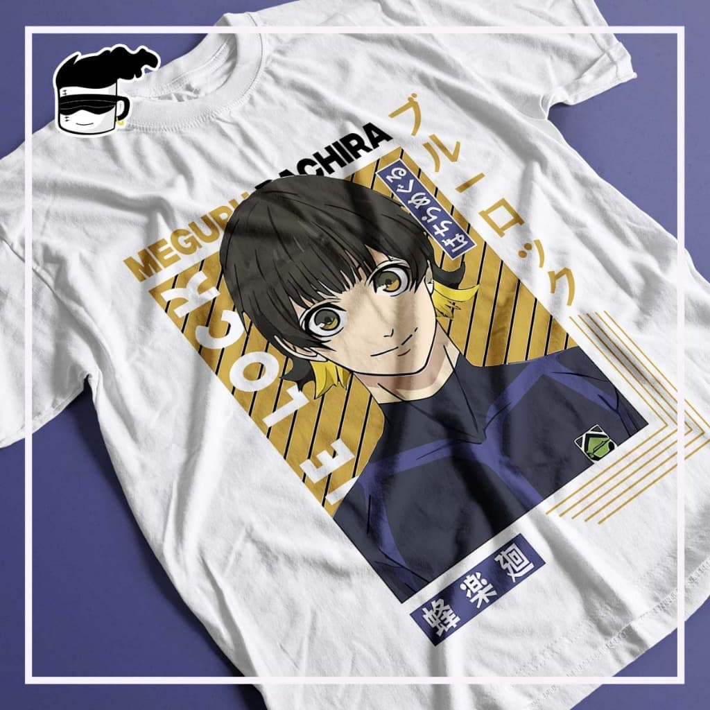 Camisa Anime Blue Lock Unissex Blusa Isagi Bachira Kunigami