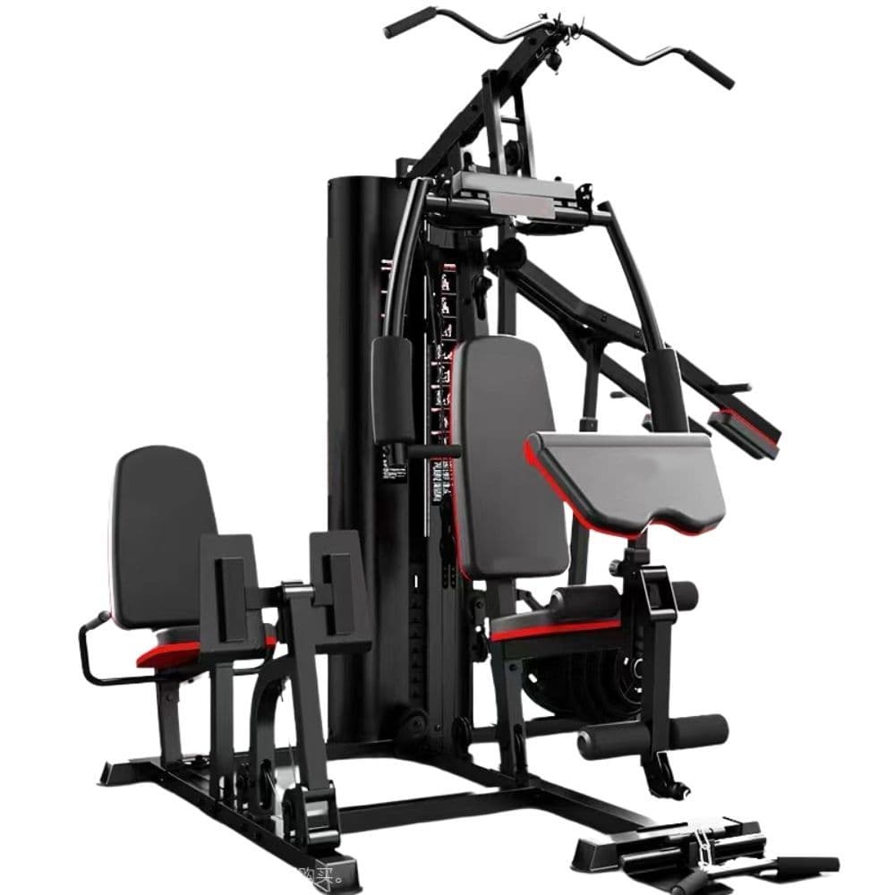 Estação de Musculação Completa 3 Frentes 25 Exercícios com Banco Scott