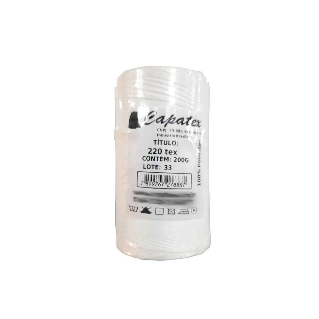 Barbante Poliéster Para Amarrar Linguiça - Branco 200gr
