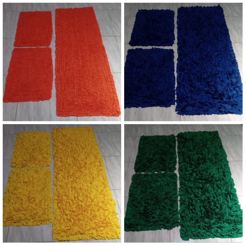 Passadeira+2tapetes frufru para sala, quarto, banheiro e cozinha