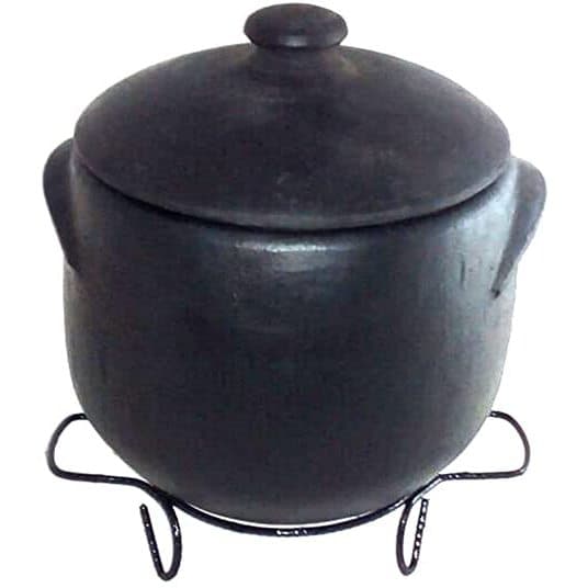 Caldeirão Para Caldos e Sopas 2 Litros ou Suporte de Ferro