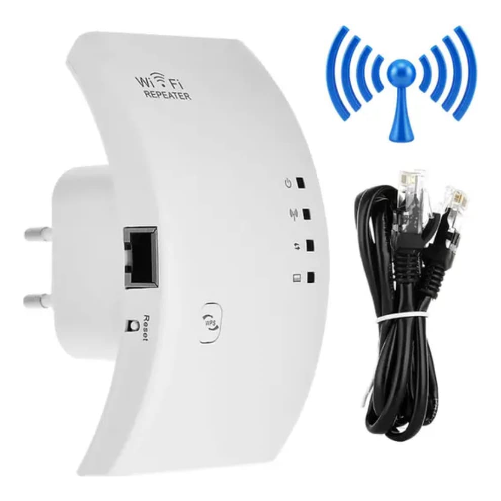 Repetidor De Sinal Wifi Amplificador Potente Sem Fio Turbo KAP-X330 Cor Branco